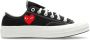 Comme des Garçons Play Canvas Heart Sneakers Zwart Black Heren - Thumbnail 11