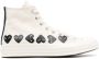 Comme des Garçons Play Zwarte Hart 2 Hoge Top Sneakers Beige Heren - Thumbnail 1