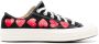 Comme des Garçons Play Zwarte Converse Sneakers met Filip Pagowski Hartprint Black Dames - Thumbnail 5