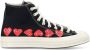 Comme des Garçons Play Zwarte Multi Heart Hi-Top Sneakers Black Dames - Thumbnail 1