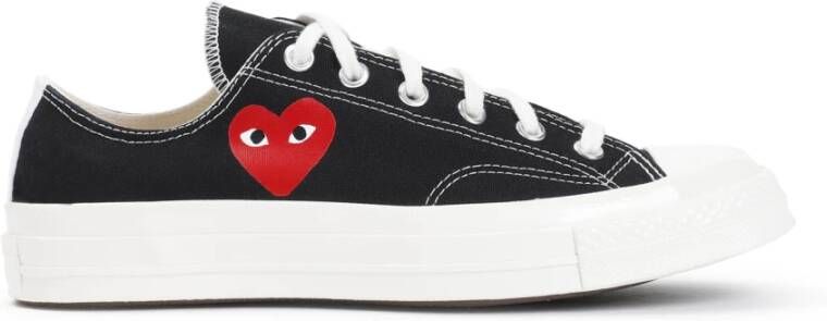 Comme des Garçons Play Zwarte Sneakers voor Alle Gelegenheden Black Heren