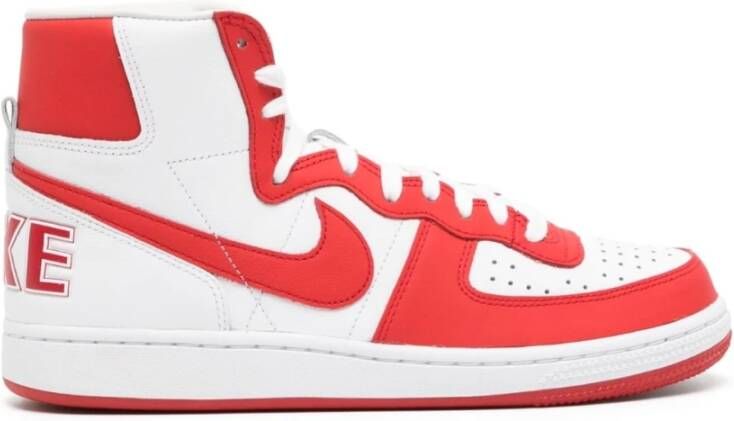 Comme des Garçons Rode Terminator High-Top Sneakers Rood Heren