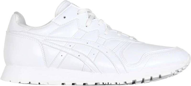 Comme des Garçons Witte Leren Lage Sneakers White Heren