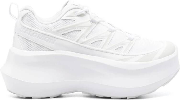 Comme des Garçons Witte Mesh Sneakers met Flatform Zool White Dames