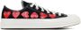 Comme des Garçons Play Zwarte Heart Low-Top Canvas Sneakers Multicolor - Thumbnail 16