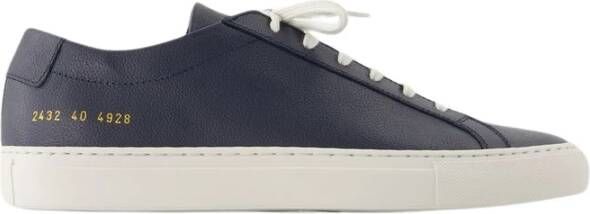 Common Projects Blauwe Leren Bumpy Sneakers Blue Heren