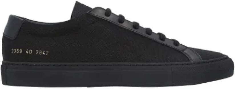 Common Projects Canvas sneakers Black Heren