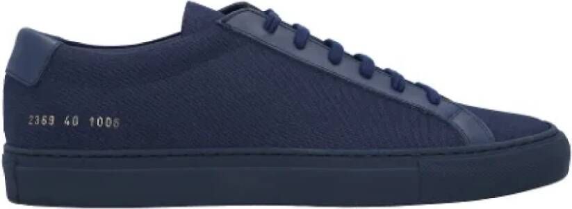 Common Projects Canvas sneakers Blue Heren