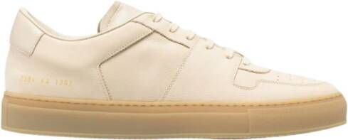 Common Projects Decades Tan Court Sneakers Beige Heren