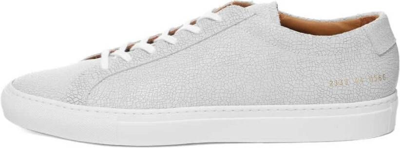 Common Projects Gescheurde Grijze Achilles Sneakers Gray Heren