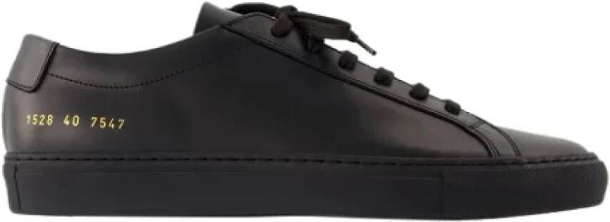 Common Projects Leather sneakers Black Dames