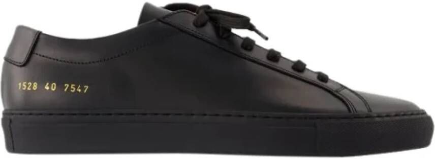 Common Projects Leather sneakers Black Dames