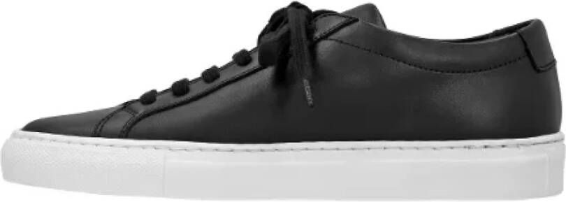 Common Projects Leather sneakers Black Dames