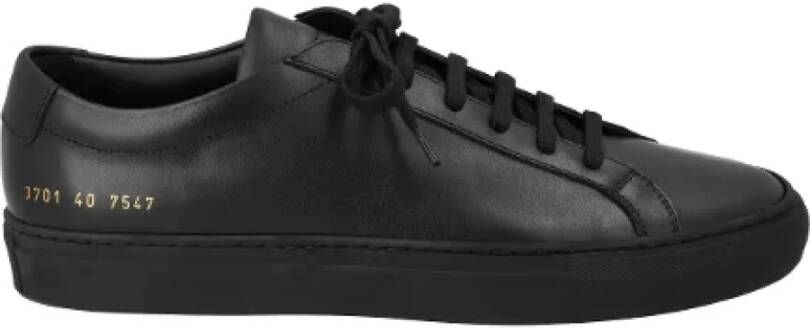 Common Projects Leather sneakers Black Dames