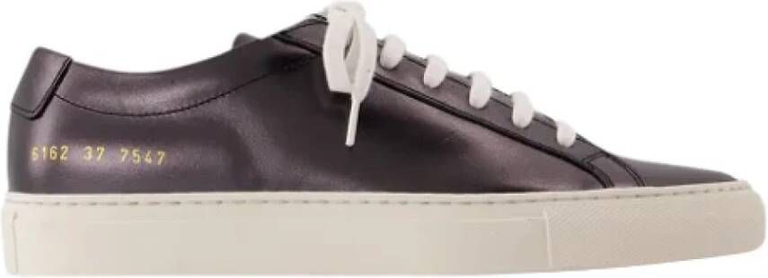 Common Projects Leather sneakers Black Dames