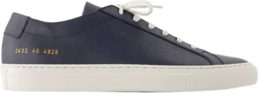 Common Projects Leather sneakers Blue Dames