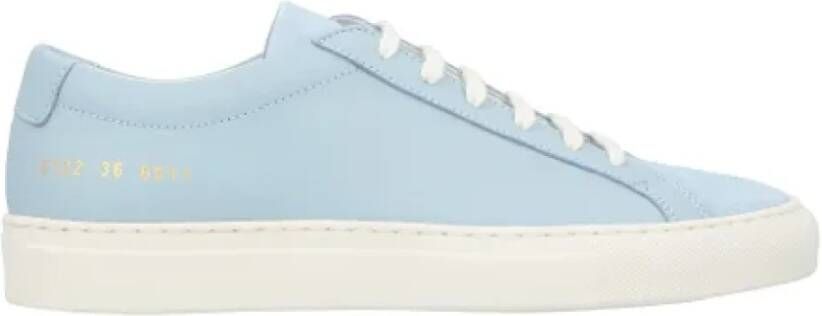 Common Projects Leather sneakers Blue Dames