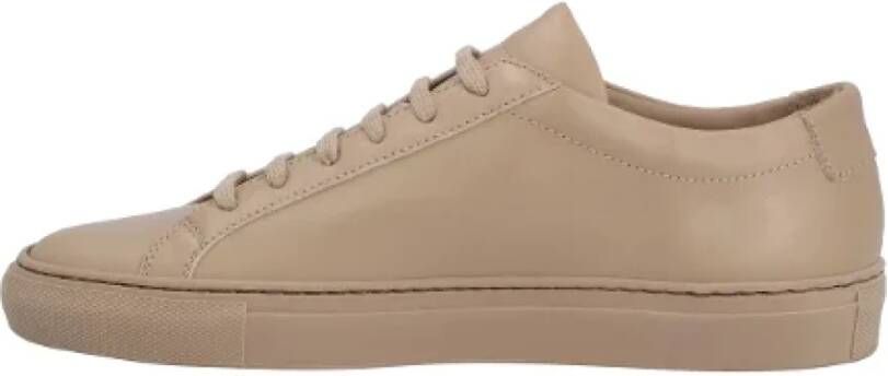 Common Projects Leather sneakers Brown Dames