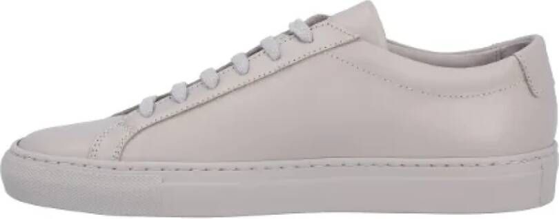 Common Projects Leather sneakers Gray Dames