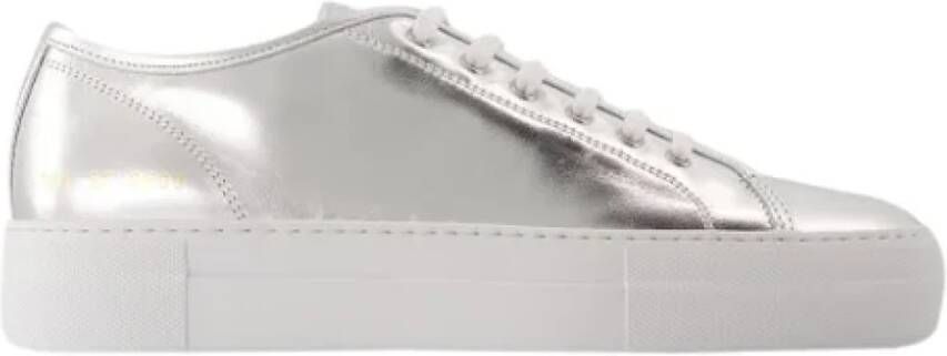 Common Projects Leather sneakers Gray Dames