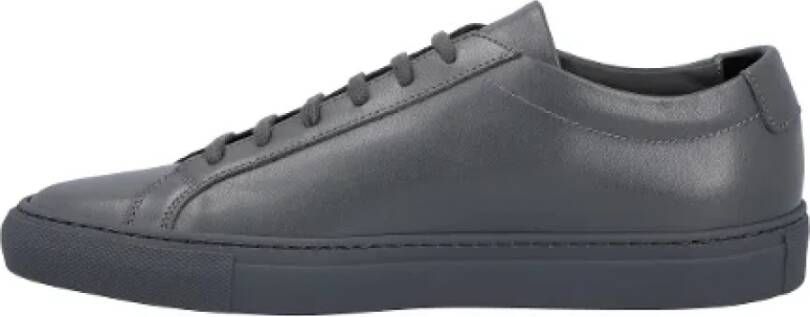 Common Projects Leather sneakers Gray Heren