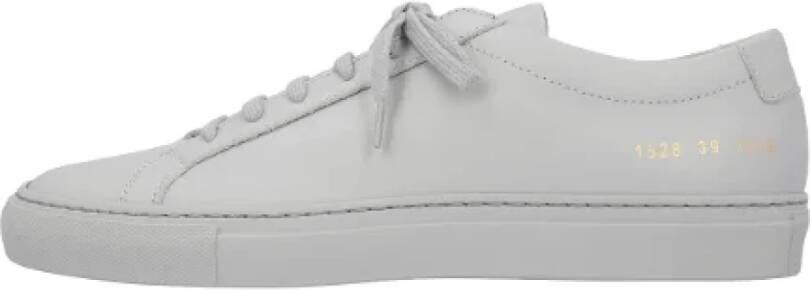 Common Projects Leather sneakers Gray Heren