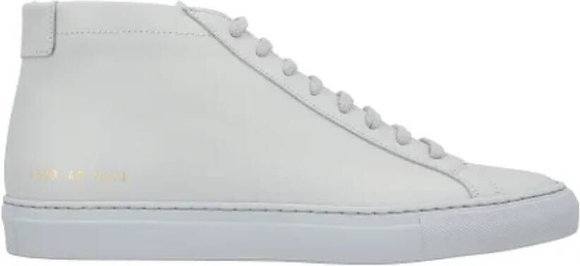 Common Projects Leather sneakers Gray Heren