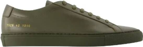 Common Projects Leather sneakers Green Heren