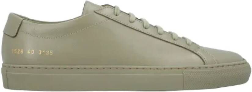 Common Projects Leather sneakers Green Heren