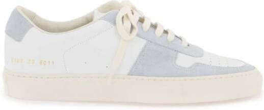 Common Projects Nappa leren basketbalsneaker met suède White Heren