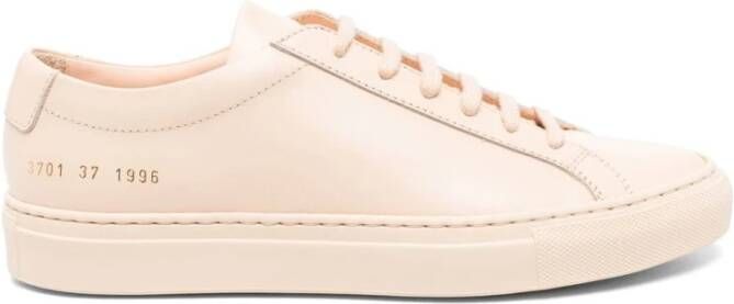 Common Projects Poederleren Lage Sneakers Pink Dames