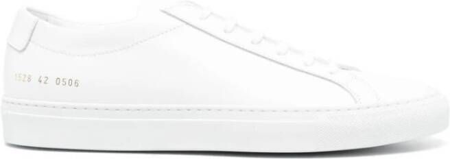 Common Projects Witte Lage Top Sneaker White Heren