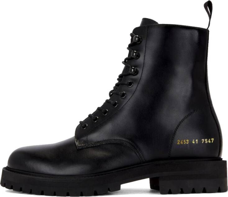 Common Projects Zwarte Combat Boot Black Heren