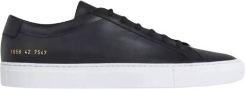 Common Projects Zwarte Lage Sneaker Black Heren