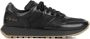 Common Projects Zwarte Leren Track 76 Sneakers Black Heren - Thumbnail 1