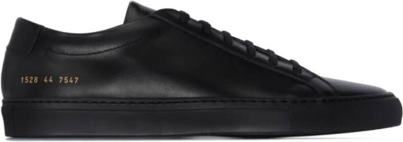 Common Projects Zwarte Sneakers Black Heren