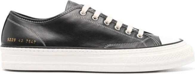 Common Projects Zwarte Toernooi Sneaker Black Heren