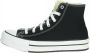 Converse Chuck Taylor All Star Eva Lift Canvas Platform (GS) in zwart formaten: 38.5 - Thumbnail 1