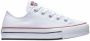 Converse Chuck Taylor All Star Eva Lift Canvas Platform (gs) Fashion sneakers Schoenen white garnet maat: 37 beschikbare maaten:37.5 38 39 38 - Thumbnail 10