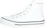 Converse Witte Leren Casual Sneakers voor Vrouwen Wit Dames - Thumbnail 4