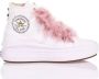 Converse Aangepaste Damesschoenen Wit Roze Sneakers Pink Dames - Thumbnail 1