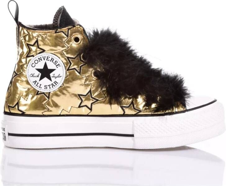 Converse Aangepaste Gouden Dames Sneakers Yellow Dames