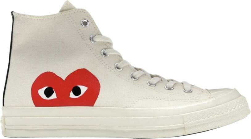 Converse Beperkte oplage CDG Hi Top Sneaker White Heren