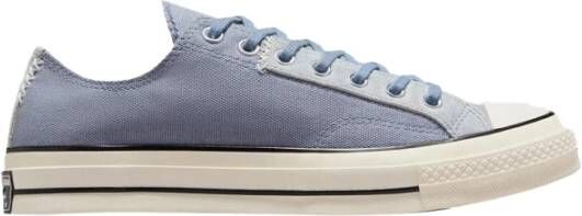 Converse Blauwe Casual Sneakers met Witte Rubberdetails Blue Dames