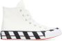 Converse Canvas Sneakers Ronde Neus Rubber Katoen White Dames - Thumbnail 1