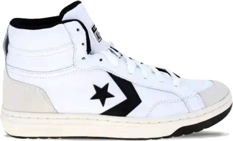 Converse Casual leren vetersneakers White Heren