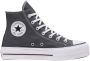 Converse Zwarte Casual High-Top Sneakers voor Vrouwen Black Dames - Thumbnail 3