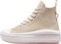 Converse Crème Sneaker met Plateauzool Beige Dames - Thumbnail 1