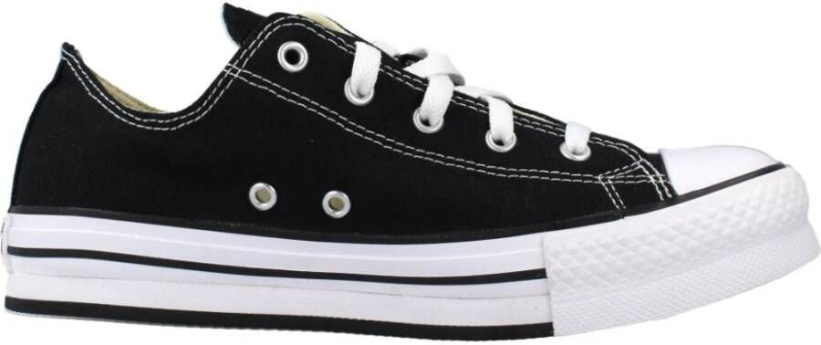 Converse Chuck Taylor All Star Eva Lift Canvas Platform (GS) in zwart formaten: 37.5