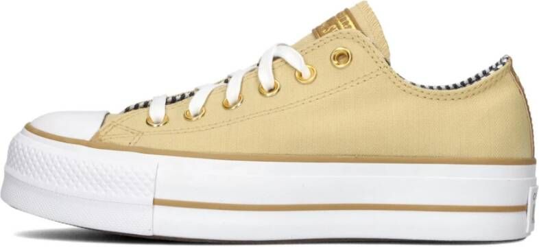 Converse Gele Hoge Sneakers Chuck Taylor All Star Lift Platform Yellow Dames